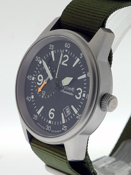 Techne Automatic 41mm Goshawk Aviator Watch with Anti-Reflective Sapphire Crystal  #411.022
