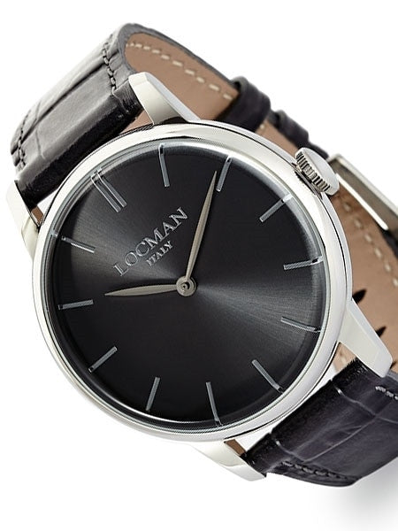 Locman 1960's Collection Elegant Quartz Dress Watch with 41mm Case #0251V07-00GYNKPA
