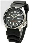 Scratch and Dent - Seiko Automatic Dive Watch with Offset Crown and Rubber Dive Strap #SKX007K1