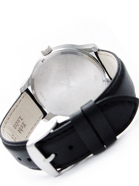 Messerschmitt Fliegeruhr Watch with Black Leather Strap #ME-42S