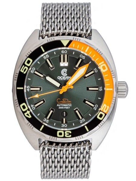 Ocean Crawler Core Diver Swiss Automatic Watch with AR Sapphire Crystal #CD-523
