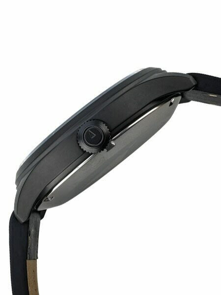 Islander Black DLC Aviator Automatic Watch with Leather Strap and an Anti-Reflective Sapphire Crystal #ISL-81