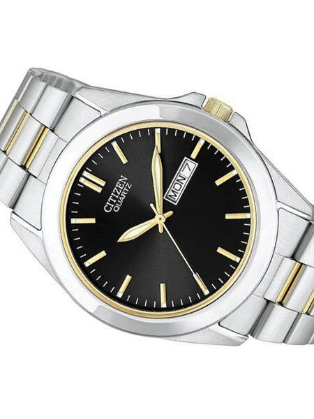 Citizen Two-Tone Quartz Watch with Stainless Steel Bracelet #BF0584-56E