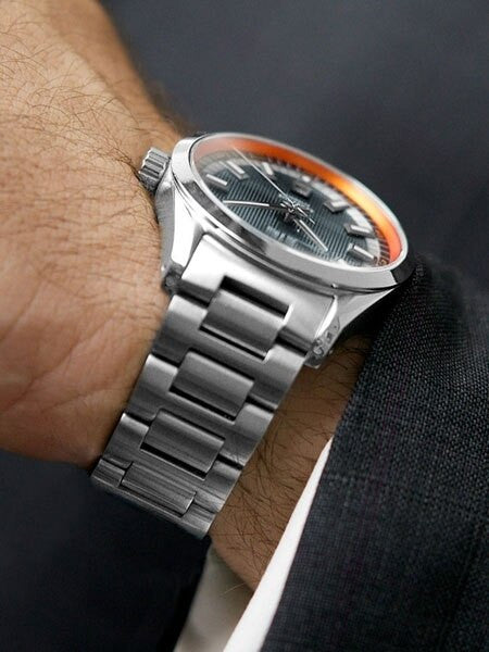Lew and Huey Sporty Cerberus Automatic Dress Watch with 42mm SS Case  #Cerberus_blue