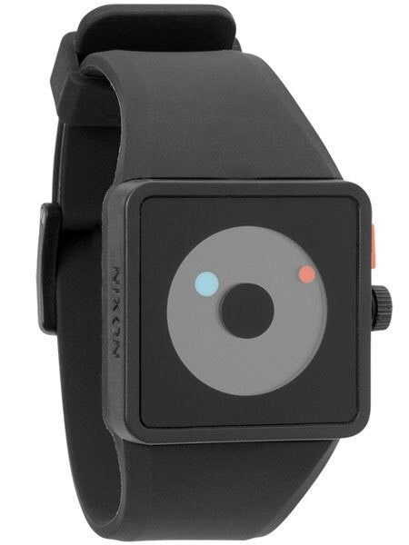 Nixon Newton Watch with Unique Rotating Disc Display, Nite Light  #A116-000