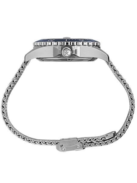Timex 41mm Navi XL 21-Jewel Automatic Watch with Stainless Steel Mesh Bracelet and Blue Dial #TW2U38200ZV