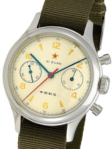Scratch and Dent - Seagull 1963 Hand Wind Mechanical Chronograph with Sapphire Crystal #6345G-2901 28
