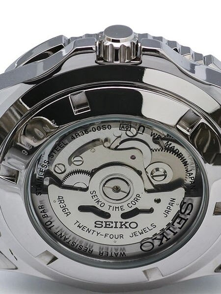 Seiko 44mm Sports 5, 24-Jewel Automatic Watch with Day and Date Window #SRP205