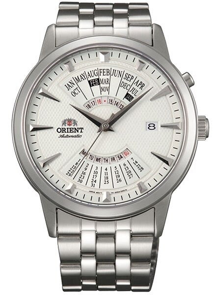 Scratch and Dent - Orient Multi-Calendar Automatic Watch with 42mm Stainless Steel  Case #EU0A003W