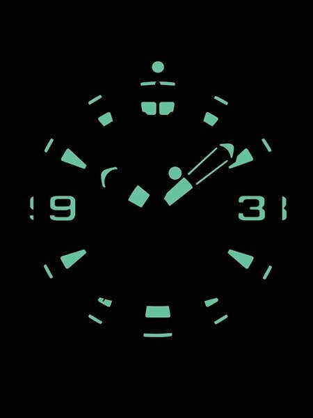 Chris Benz Professional Depthmeter Dive Watch with Chronograph and Alarm #CB-D200-S-KBS