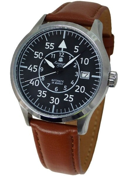 Aeromatic 1912 Beobachter Aviator Automatic Watch with Date Window
