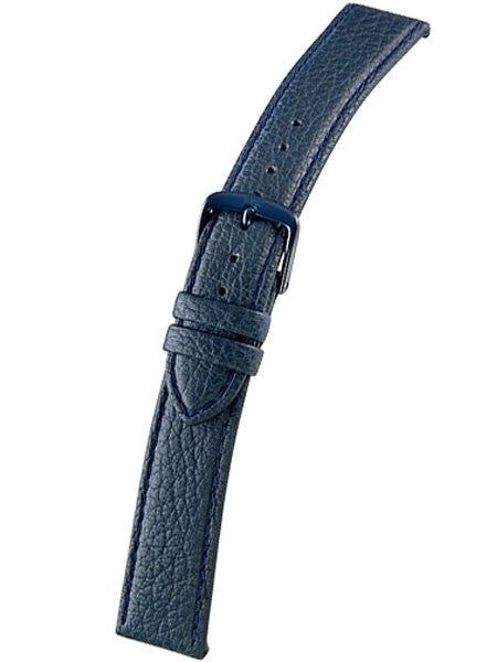 Di-Modell Sport Waterproof Navy Blue Leather Watch Strap #167506