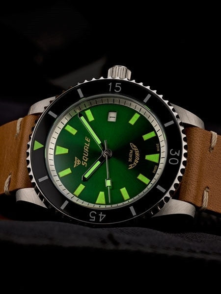 Squale Montauk 300 Meter Swiss Made Automatic Dive Watch with Sapphire Crystal #MTK-06