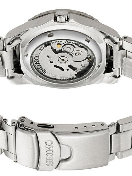 Seiko 42mm Sports 5, 23-Jewel Automatic Watch with Day and Date Window #SNZF15K1