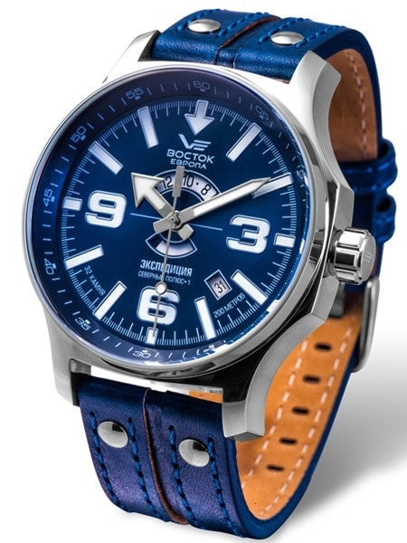 Vostok-Europe Expedition North Pole Automatic Watch with 24-hour Sub-Dial #5951275