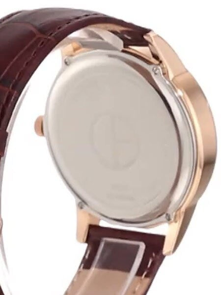 Claude Bernard Elegant and Thin Big Date Quartz Dress Watch #63003-37R-AIR