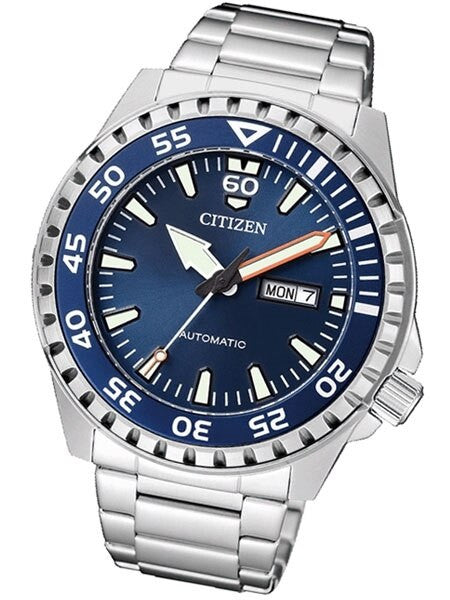 Citizen Automatic Sport Watch with Stainless Steel Bracelet #NH8389-88L