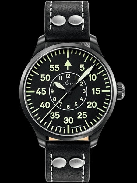 Laco 39mm Bielefeld Type-B Dial Automatic Pilot Watch with Sapphire Crystal #861992