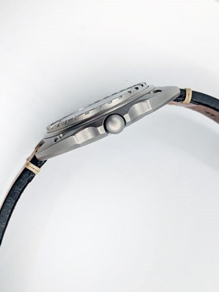 Messerschmitt 43mm Sand Blasted Case with Uni-Directional Bezel #ME2040-VLB