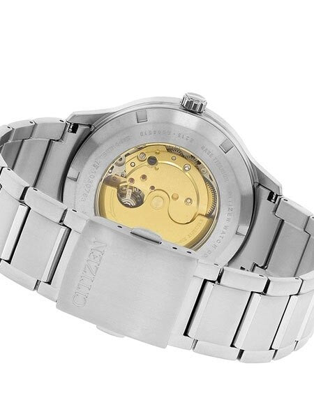 Citizen Automatic Titanium Watch with Titanium Bracelet and White Dial #NJ0090-81A