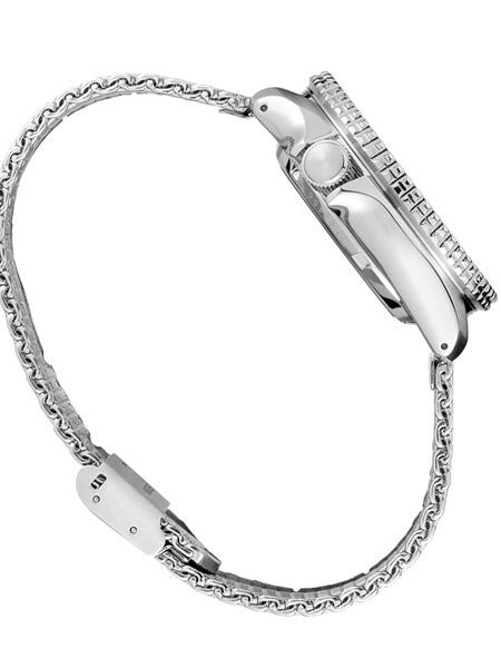 Seiko 5 Sports 24-Jewel Automatic Watch with Biege Dial and Mesh Bracelet #SRPD67