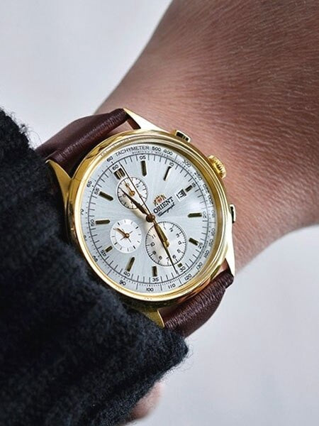 Orient Monterey Quartz Chronograph with 12-Hour Totalizer and Tachymeter #TT0V002W