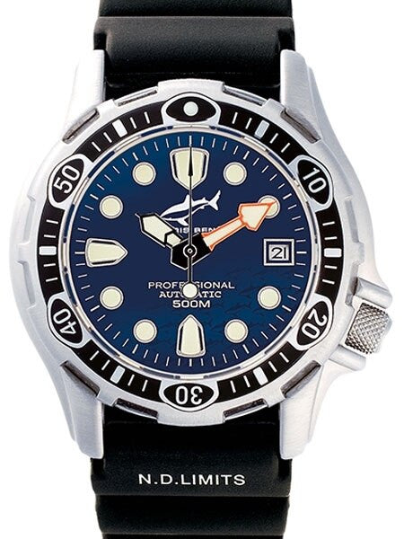 Chris Benz 500 meter Automatic Dive watch with Sapphire Crystal #CB-500-B-KBS