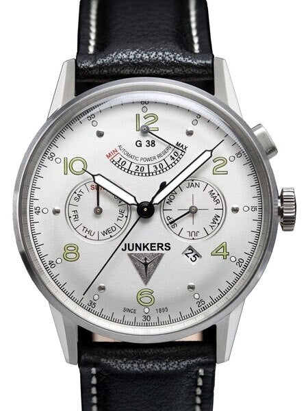 Scratch and Dent - Junkers G38 Automatic with Day, Date, Month and Power Reserve Indicator #6960-4