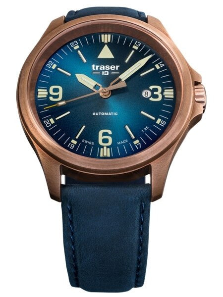 Traser P67 Officer Pro Swiss Automatic Watch with a Vintage Bronze Case, AR Sapphire Crystal #108074