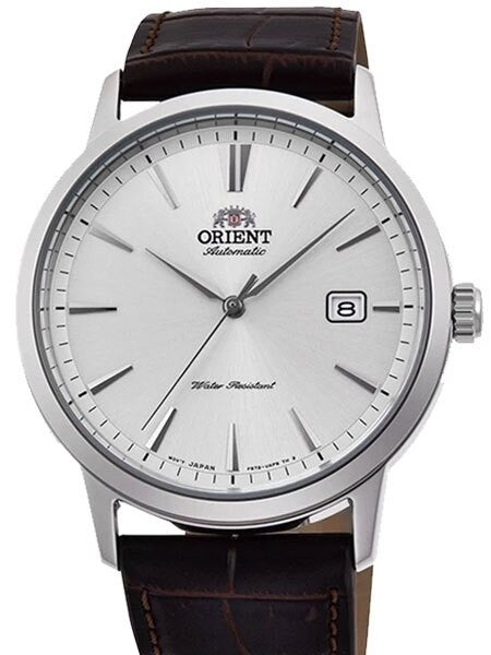 Orient Symphony III Automatic Dress Watch with White Leather Strap