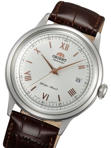 Scratch and Dent - Orient Bambino Automatic Dress Watch with White Dial, Roman Numeral Markers #ER2400BW 2