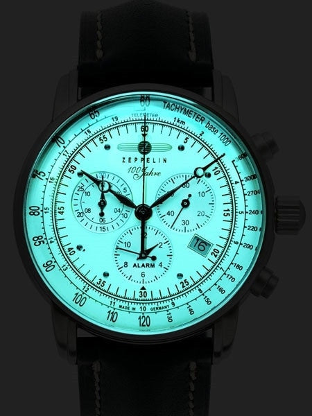Scratch and Dent - Graf Zeppelin Swiss Quartz Chronograph Watch with Alarm Function #8680-3