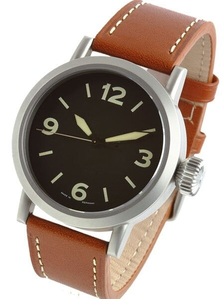 Aristo Swiss Automatic Pilot's Watch w/Large Crown and a Sapphire Crystal #3H147