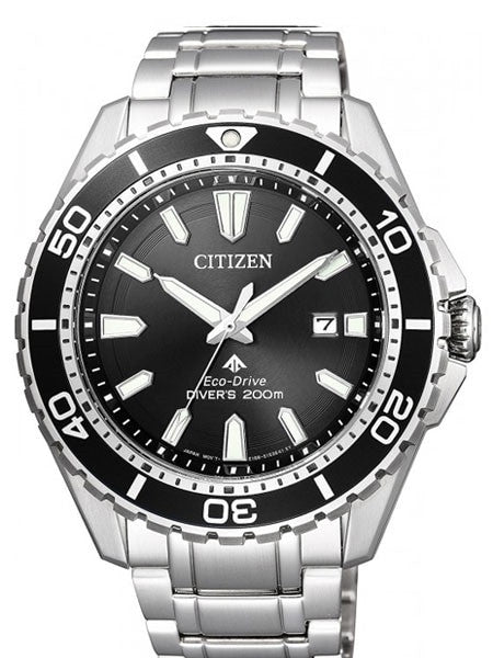Citizen Eco-Drive Promaster 200 Meter Scuba Diver Watch with Bracelet #BN0190-82E