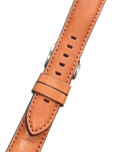 Horween Tan Calfskin Leather with Stainless Steel Buckle #INS-HOR-ESX03
