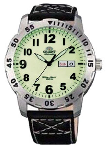 Orient 21-Jewel Automatic Aviator Watch with Luminous Dial #FEM7A008R