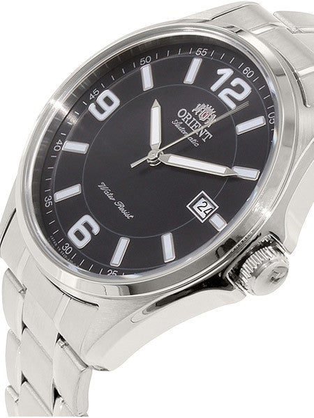 Orient 42mm Sentinel Automatic Watch with Black Dial and Stainless Steel Bracelet #ER2D007B