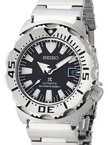 Seiko Prospex Stainless Steel Monster with Seiko 6R15, 23-Jewel Automatic Movement #SBDC025