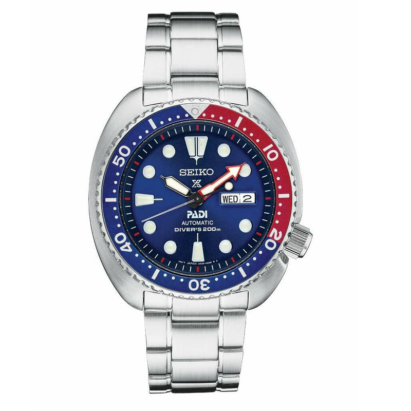 Seiko Special Edition Prospex PADI Automatic Dive Watch with Stainless Steel Bracelet #SRPE99