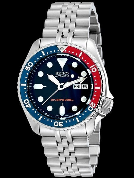 Seiko SKX009 Divers Watch Strapcode Super-J "Louis" Edition with a Double-Domed AR Sapphire Crystal #SKX009