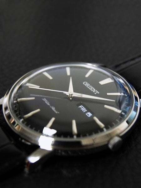 Orient Capital Quartz Analog Dress Watch with Day and Date #UG1R002B