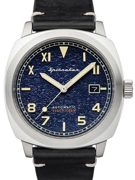 Spinnaker Hull Automatic Sports Watch with 42mm Case and Blue Textured Dial #SP-5071-02