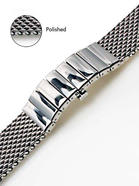 Vollmer Polished Mesh Bracelet #0600SH4 (22mm)