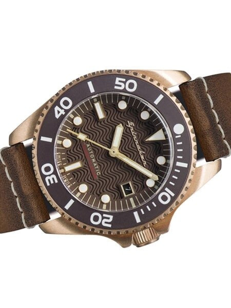 Spinnaker Tesei Swiss Automatic Sports Watch with 43mm Bronze Case and Brown Dial #SP-5060-01