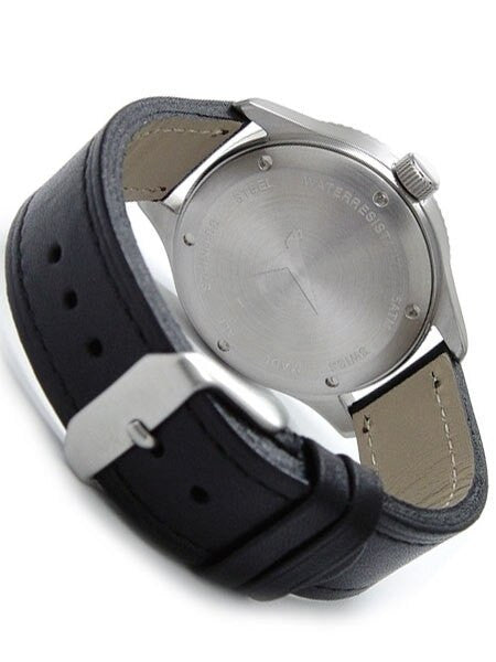 Messerschmitt 43mm Swiss Quartz Aviator Watch with Rotating Bezel #ME108DR
