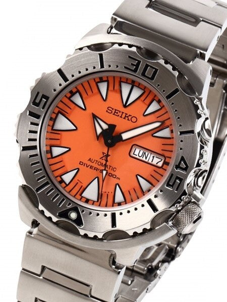 Seiko 2nd Generation Orange Monster with new 24-Jewel Automatic Movement #SRP309K1