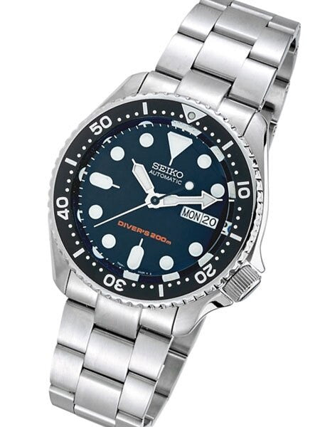 Seiko SKX007 Divers Watch Strapcode Super-O "Boyer" Edition with a Domed AR Sapphire Crystal #SKX007