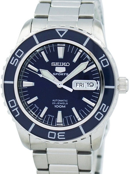 Seiko 41mm Sports 5, 23-Jewel Automatic Watch with Day and Date