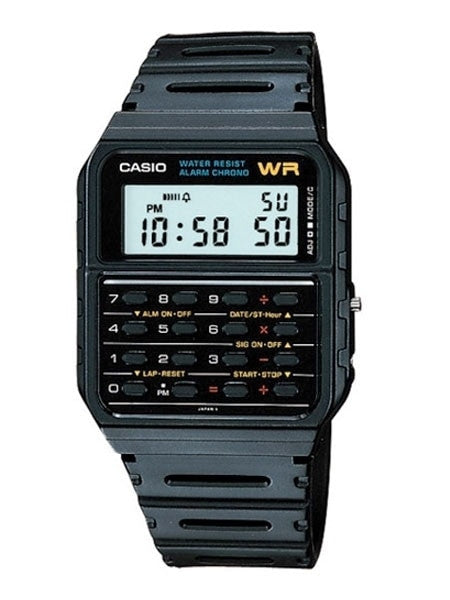 Casio Digital Dual Time Watch with Databank Calculator #CA-53W-1
