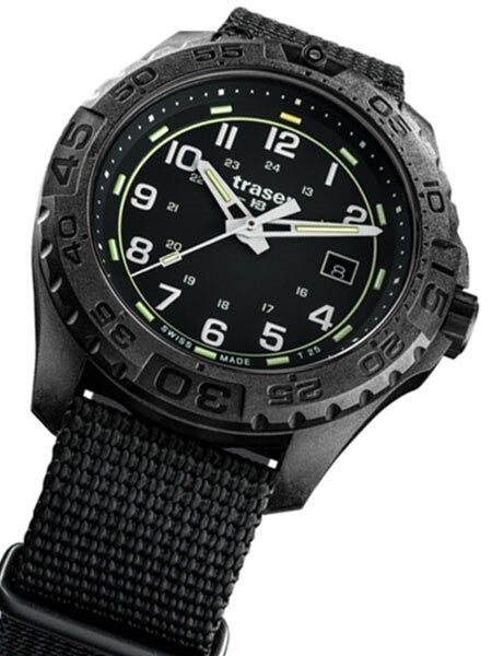 Traser Swiss Tactical Watch with Trigalight Illumination and AR Sapphire Crystal#108673